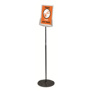 60" Height x 11" Width x 11" Depth - Acrylic - Gray - Tilt