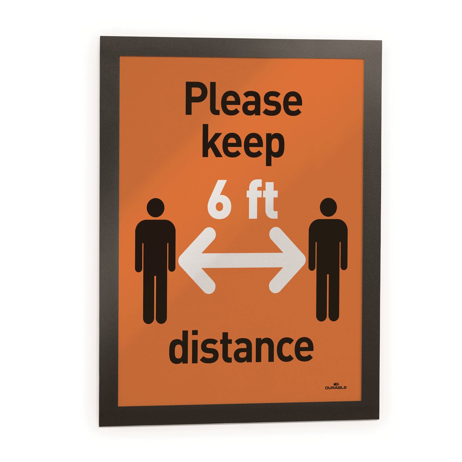 9" x 14" Frame Size - Holds 8.50" x 11" Insert - Rectangle - Horizontal, Vertical - Self-adhesive, Sturdy, Magnetic - Black - 2 / Pack