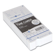 Time Clock Cards For Pyramid Technologies 2000/6000, Two Sides, 3.38 X 7.44, 100/pack