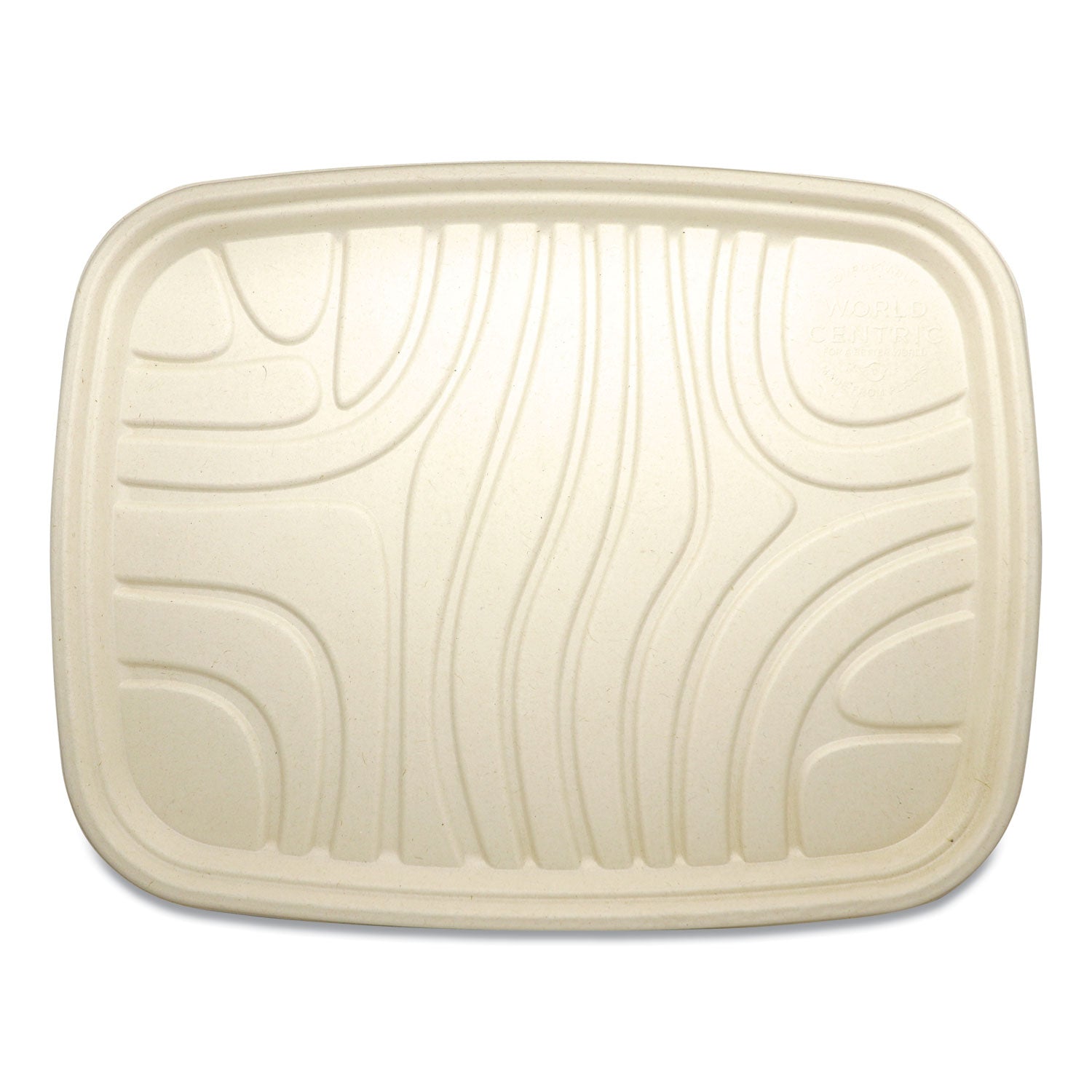 Fiber Trays, PLA Lined, PFAS Free, 18 x 14 x 1, Natural, Paper, 100/Carton
