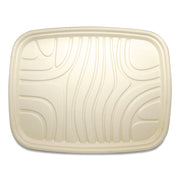 Fiber Trays, PLA Lined, PFAS Free, 18 x 14 x 1, Natural, Paper, 100/Carton