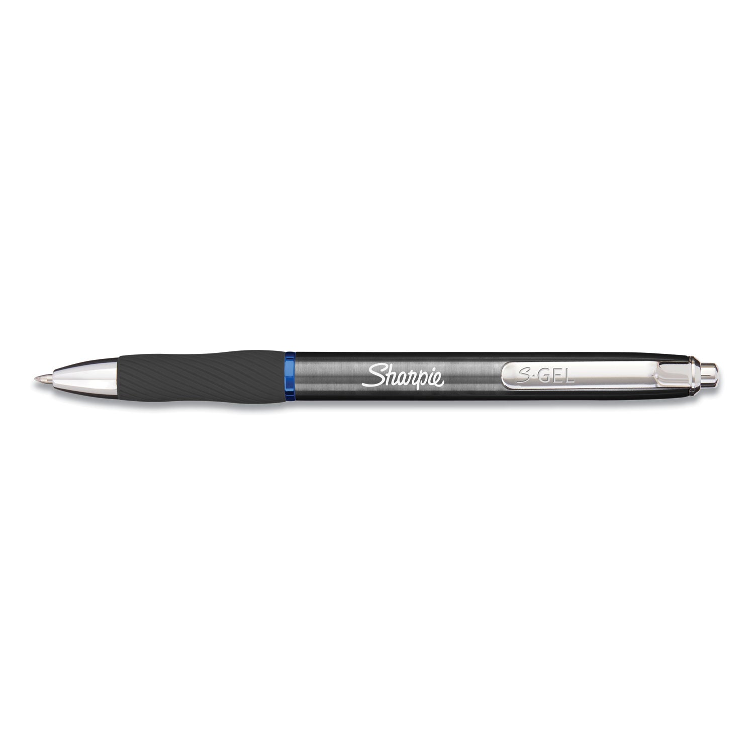 Sharpie S-Gel Pen - 0.7 mm Pen Point - Blue Ink - Black Barrel - 1 Dozen