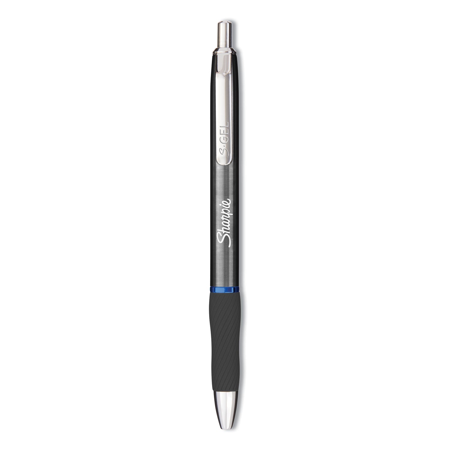 Sharpie S-Gel Pen - 0.7 mm Pen Point - Blue Ink - Black Barrel - 1 Dozen