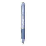 0.7 mm Medium Pen Point - Black Ink - Gel-based - Blue Barrel