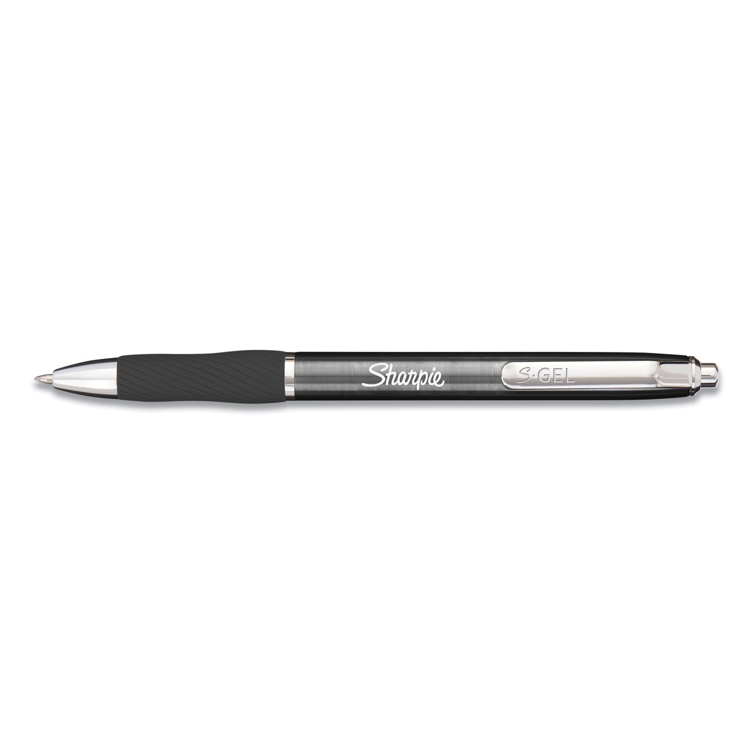 Sharpie S-Gel Pen - 0.7 mm Pen Point - Black Ink - Black Barrel - 12