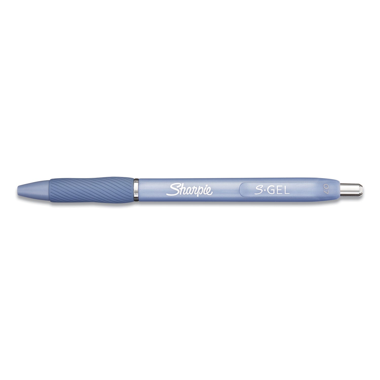 0.7 mm Medium Pen Point - Black Ink - Gel-based - Blue Barrel