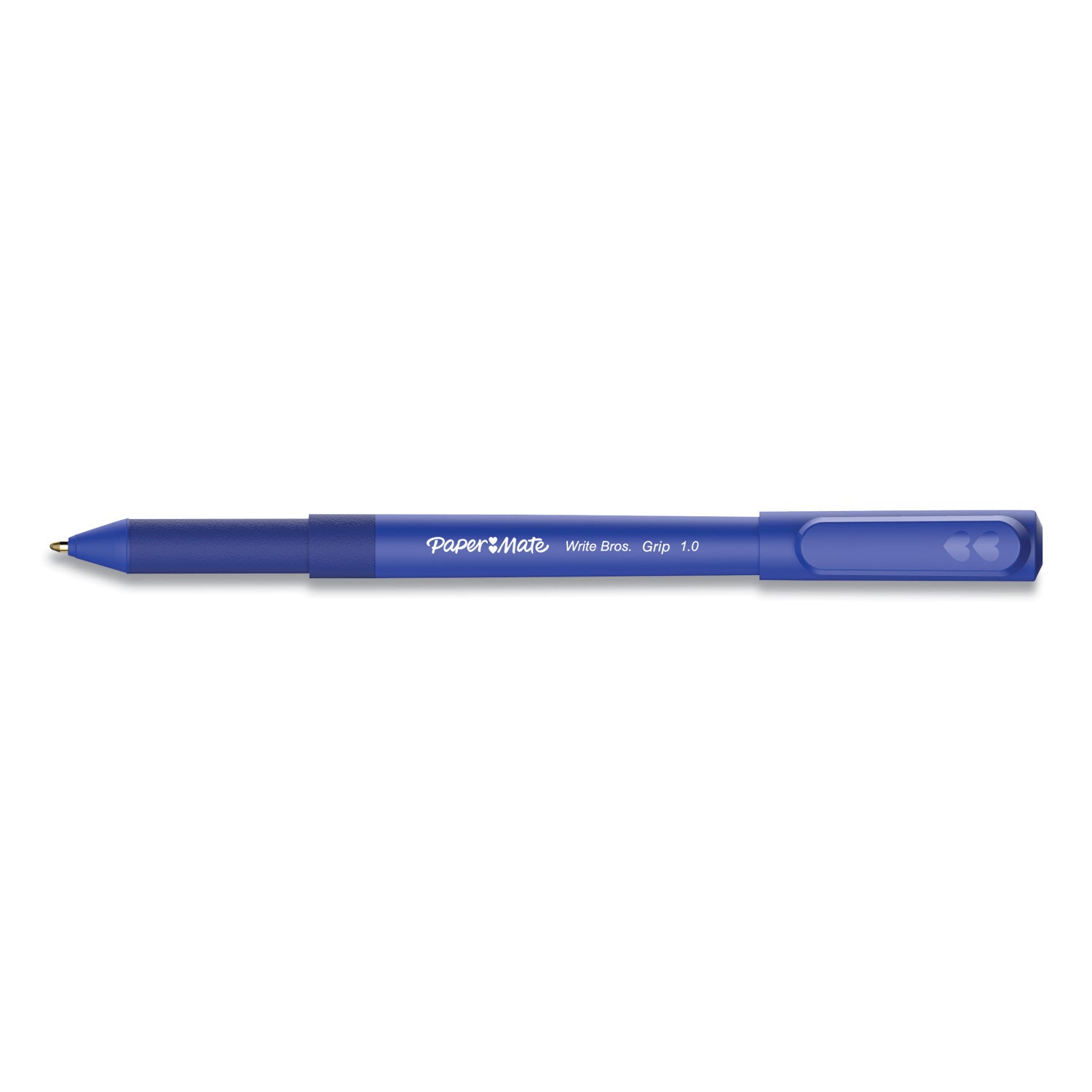 Paper Mate Write Bros. 1.0mm Ballpoint Pen - 1 mm Pen Point - Blue Ink - Blue Barrel - 1 Dozen