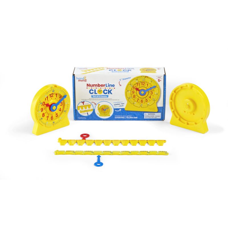 Clock, Number Line, Student, S/6