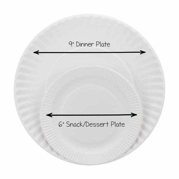 Trays - 25 count, 9" round, pulp