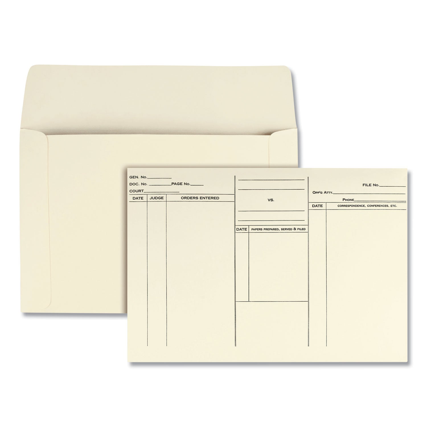 Document - 14 3/4" Width x 10" Length - Buff - 100 / Box