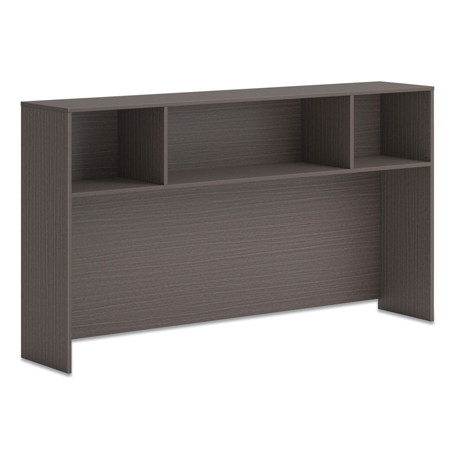 HON Mod HLPLDH72 Hutch, Slate Teak Finish, 39.8" H x 72" W x 14" D, 1 Each