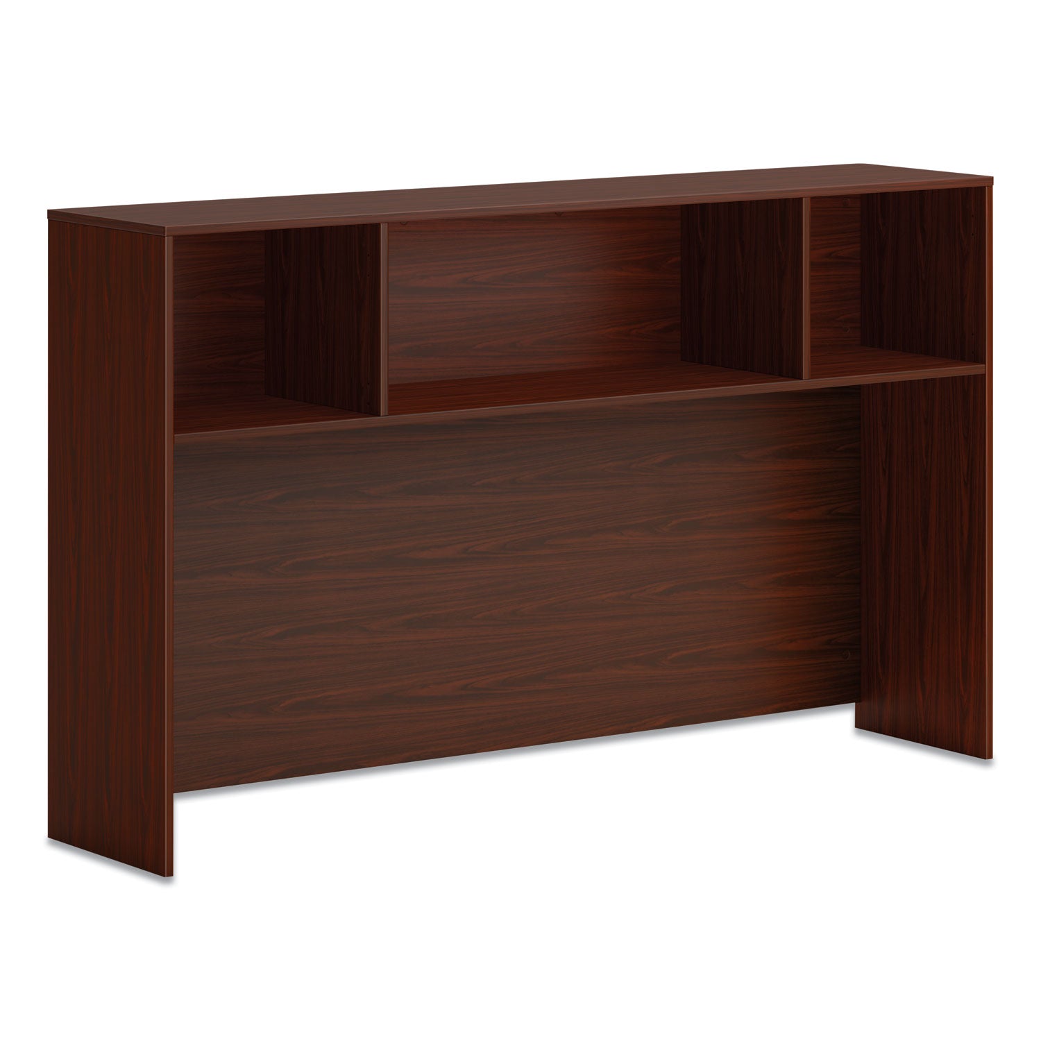 HON Mod HLPLDH66 Hutch, Traditional Mahogany Finish, 39.8" H x 66" W x 14" D, 1 Each