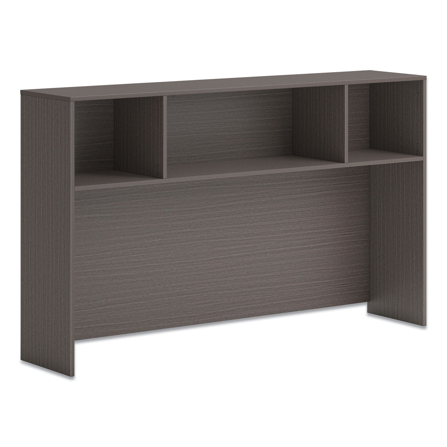 HON Mod HLPLDH66 Hutch, 39.8"H x 66"W x 14"D, Slate Teak Finish, 1 Each