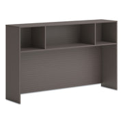 HON Mod HLPLDH66 Hutch, 39.8"H x 66"W x 14"D, Slate Teak Finish, 1 Each