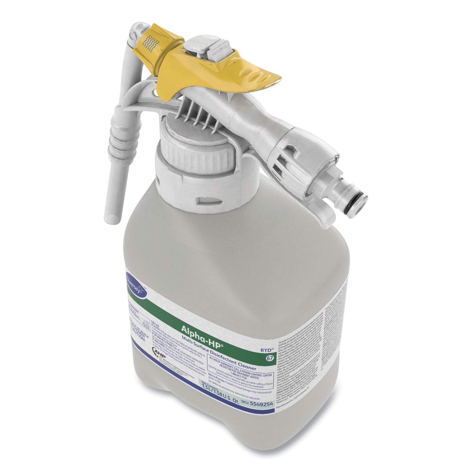 50.7 fl oz (1.6 quart) - Citrus Scent - Bactericide, Virucidal - Clear - 2 / Carton