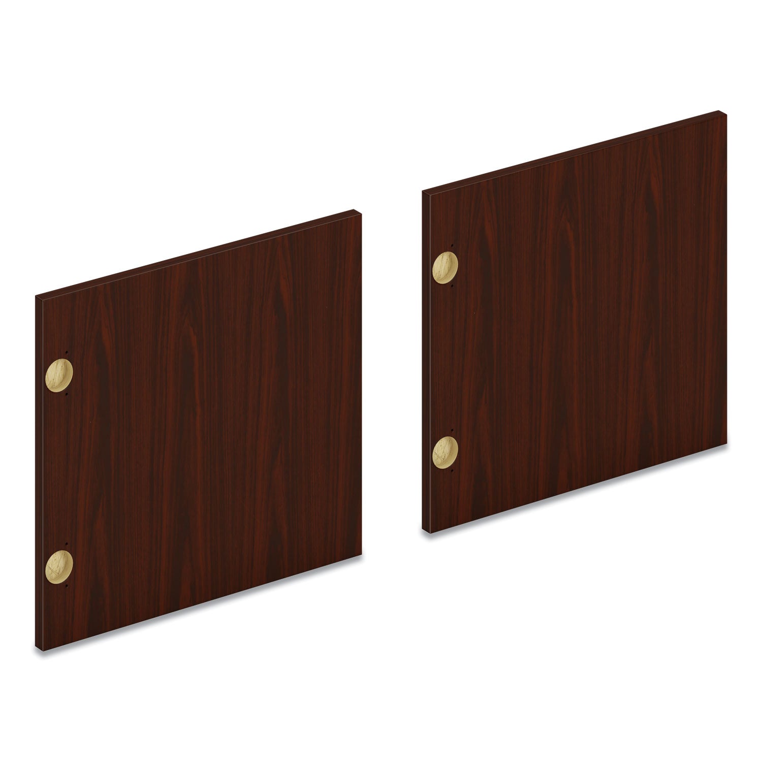 HON Mod HLPLDR66LM Door, 66" Width, Traditional Mahogany Finish, 1 Set