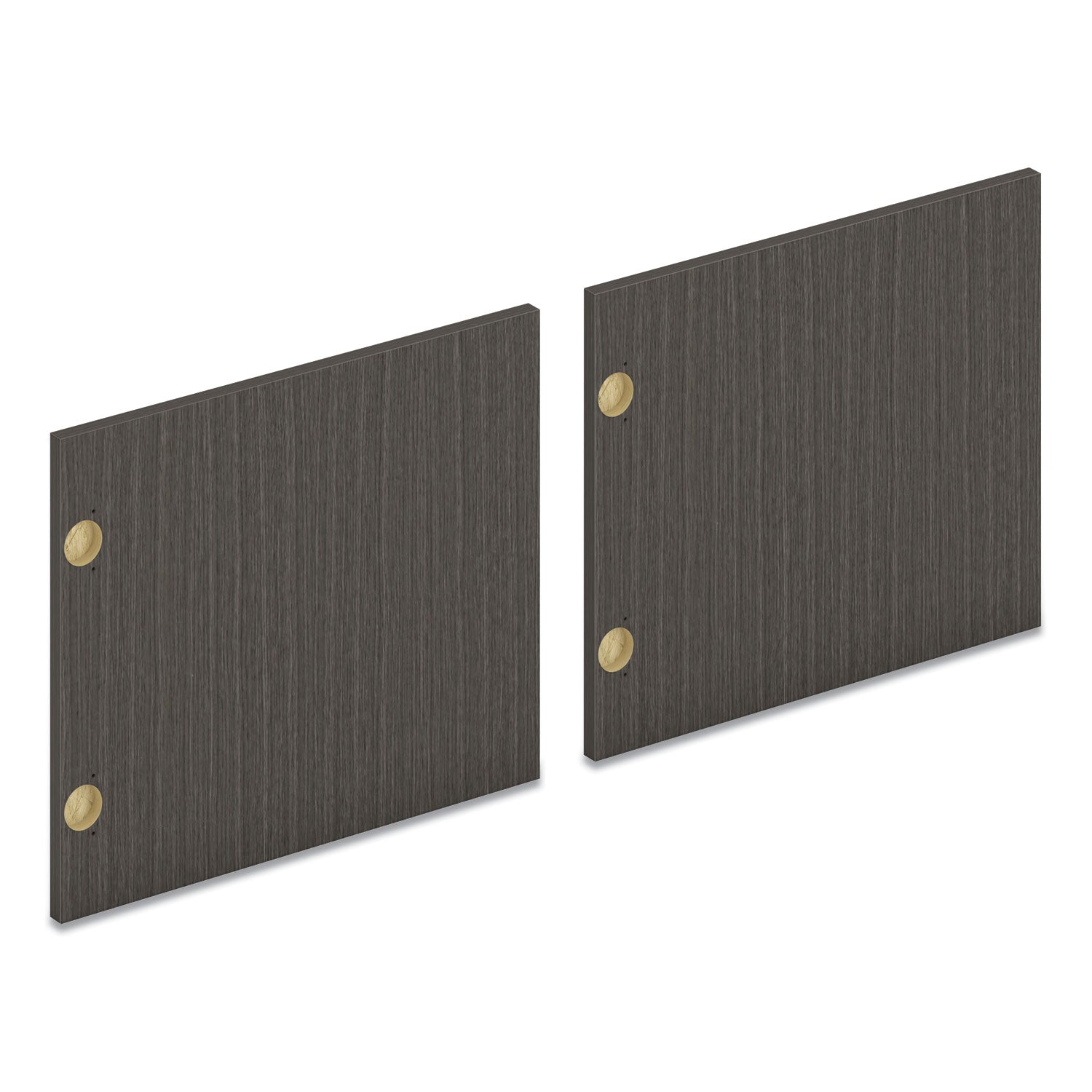 HON Mod HLPLDR72LM Door, Slate Teak Finish, 72" Width, 1 Set