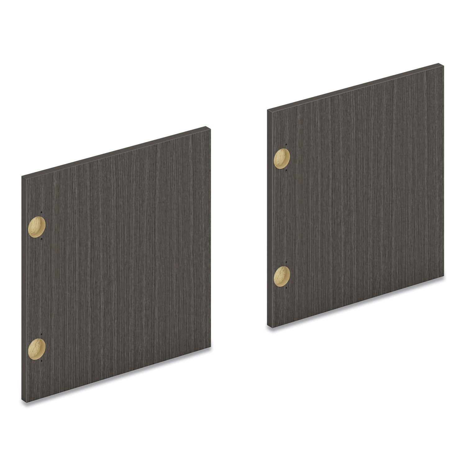 HON Mod HLPLDR60LM Door, Slate Teak Finish, 60" Width, 1 Set