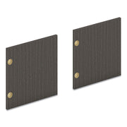 HON Mod HLPLDR60LM Door, Slate Teak Finish, 60" Width, 1 Set