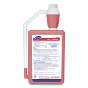 Diversey J-512 Sanitizer, Concentrate, Liquid, 32 fl oz (1 quart), Quaternary Scent, 7.9 pH, Red, No-rinse, Kosher, 6 per Carton