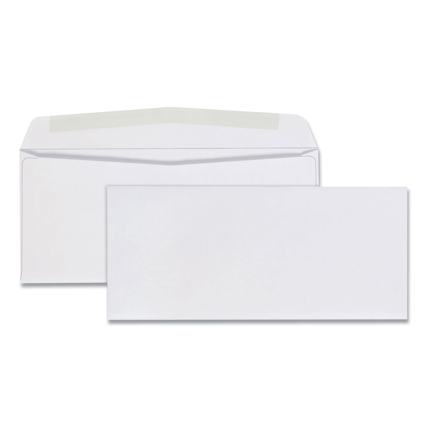 Business - #9 - 3 7/8" Width x 8 7/8" Length - 24 lb - Gummed - White - Wove - 500 / Box