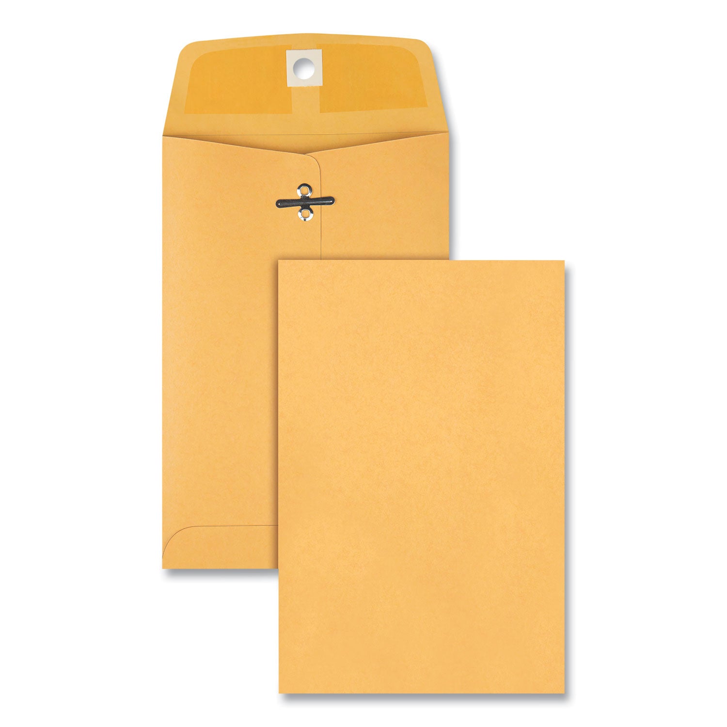 Clasp - #35 - 5" Width x 7 1/2" Length - 28 lb - Gummed - Kraft - Kraft - 100 / Box