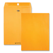 Quality Park 20% Recycled Clasp Envelopes with Deeply Gummed Flaps - Multipurpose - 10" Width x 13" Length - 28 lb - Clasp/Gummed Flap - Brown - Kraft - 100 / Box