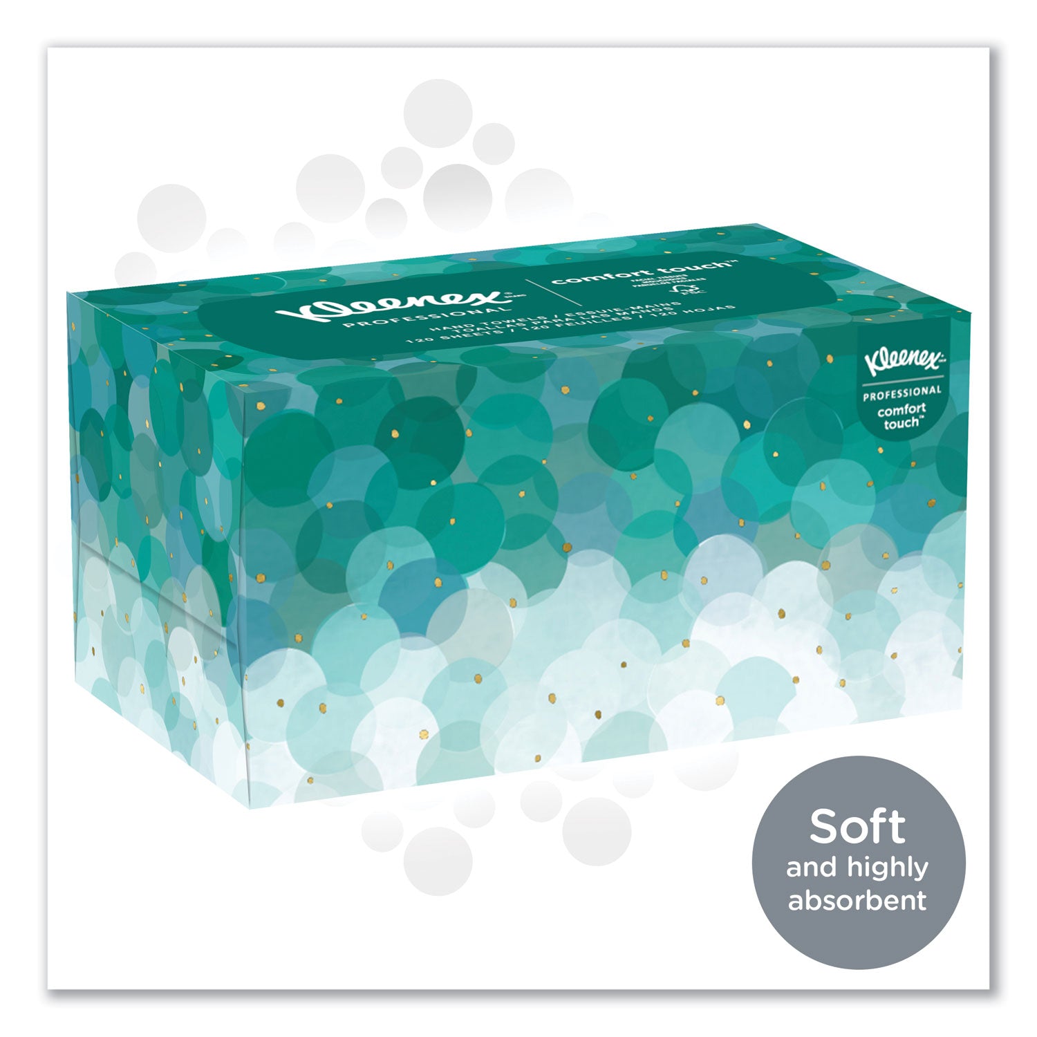 Kleenex Ultra Soft Hand Towels - 1 Ply - 9" Width x 10.50" Length - White - 70 / Box