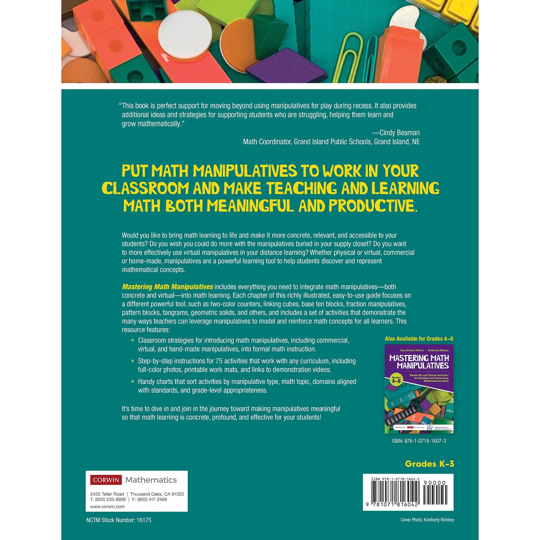 Mastering Math Manipulatives, Grades K-3