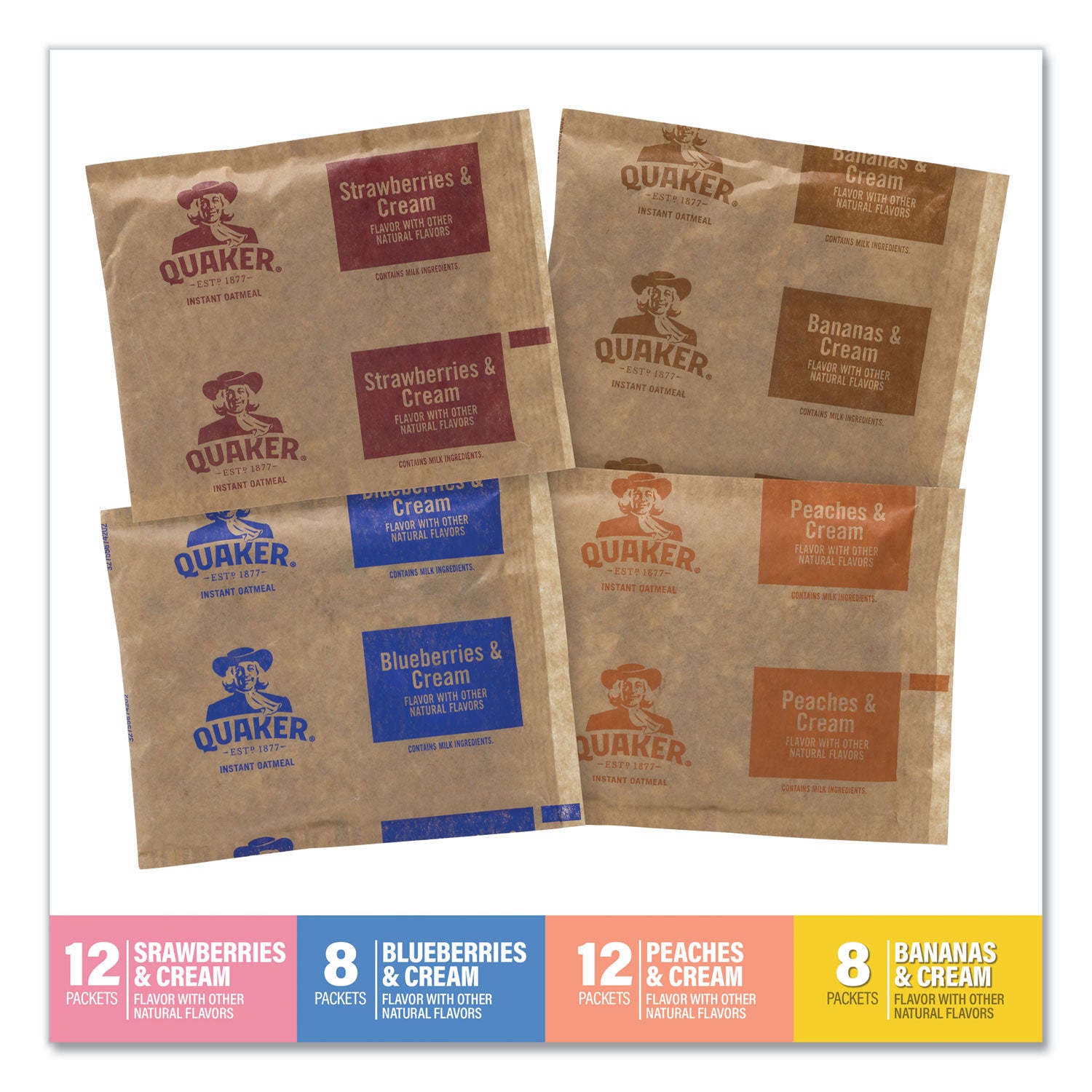 Low Calorie, Preservative-free, Low Fat, No Artificial Flavor - Assorted - 1.05 oz - 40 / Carton