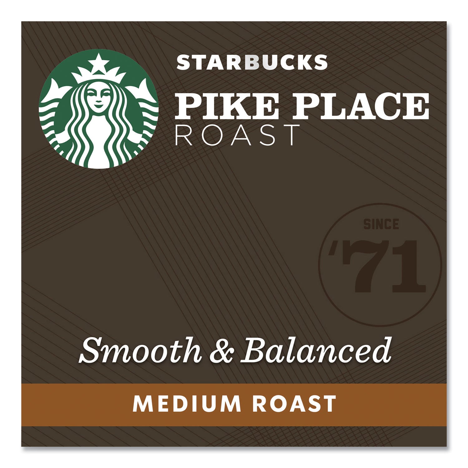 60 Pod - Pod - Caffe Verona, Pike Place Roast, Colombia, Blonde Espresso Roast - 6 / Carton