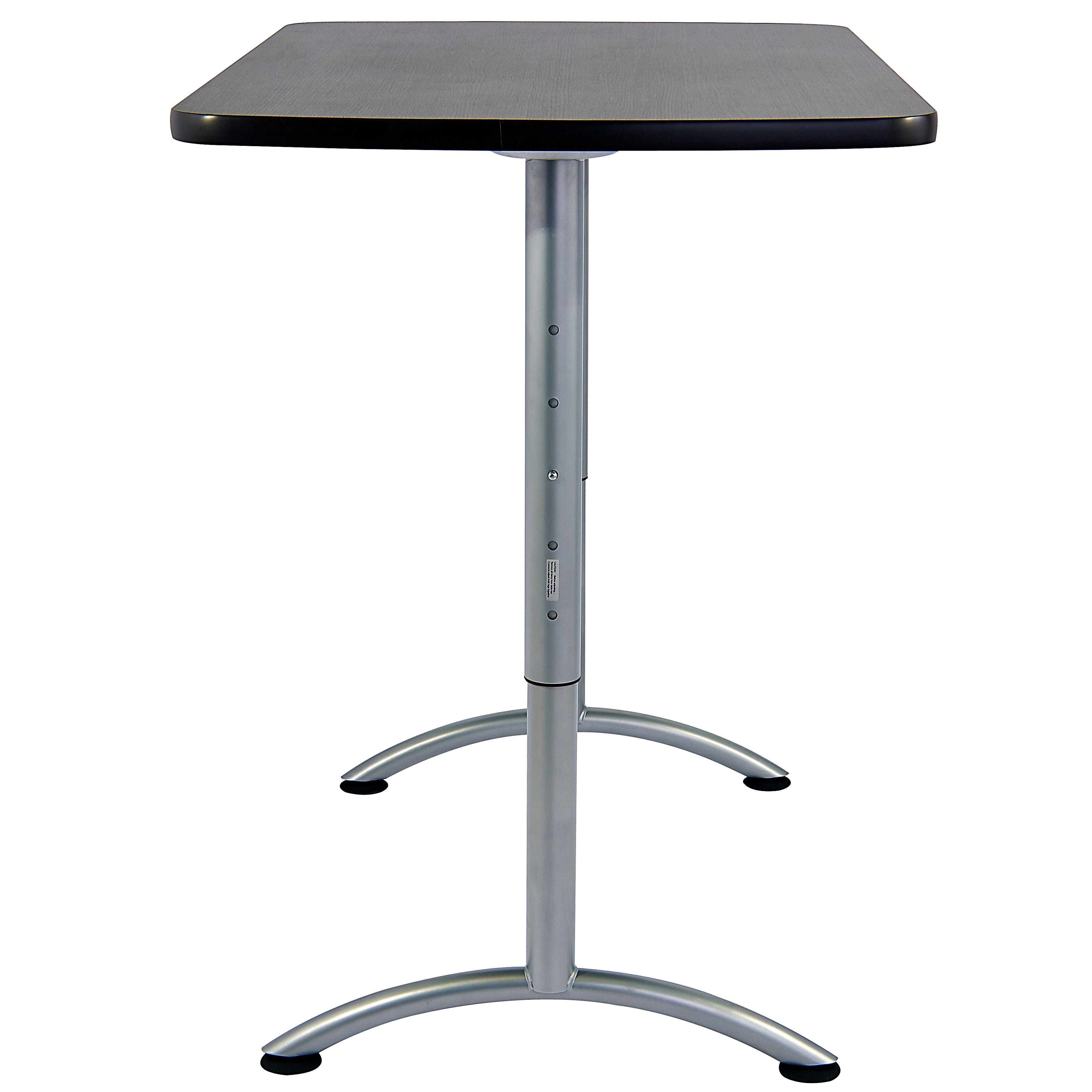 ARC™ Height Adjustable Table, Graphite /Silver Leg - 30" x 60"