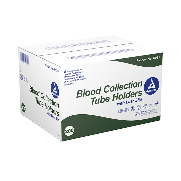 Blood Collection Tube Holder - Luer Slip w/ needle,  - 200 pcs per Case