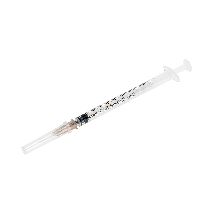 Tuberculin Non-Safety Syringe - Luer Slip, 26G, 3/8" Needle, 1 cc - 100 per box / 10 boxes per case