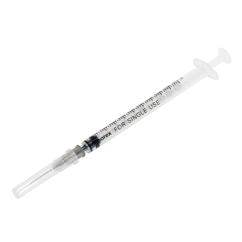 Tuberculin Non-Safety Syringe - Luer Slip, 27G, 1/2" Needle, 1 cc - 100 per box / 10 boxes per case