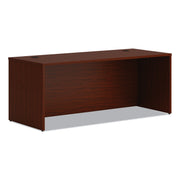 HON Mod HLPLDS7230 Desk Shell, Traditional Mahogany Finish, 29" H x 72" W x 30" D, 1 Each