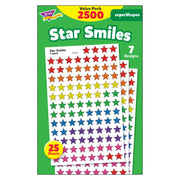 Star Smiles superShapes Stickers Value Pack, 2500 ct