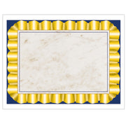 Gold Ribbon Border Paper, 8.5" x 11", Pack of 50