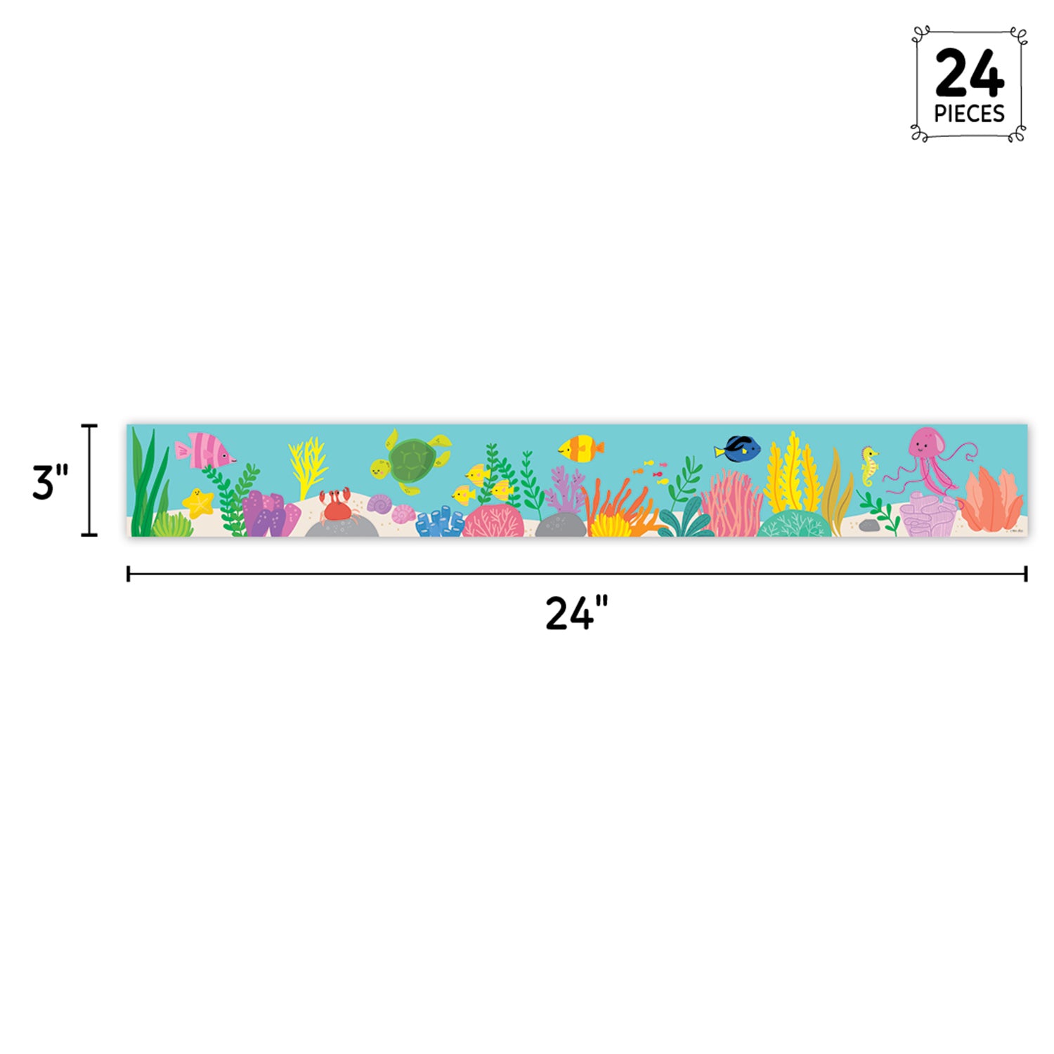 Sea Friends Under the Sea EZ Border, Bulletin Board Border, 48 Feet