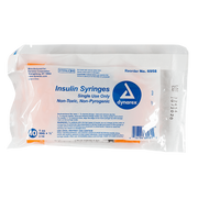 Insulin Syringe - Non-Toxic, Multi-Pack, 1 cc, 30G Needle Gauge, 1/2" Needle - 100 pcs per Box, 5 Boxes per Case