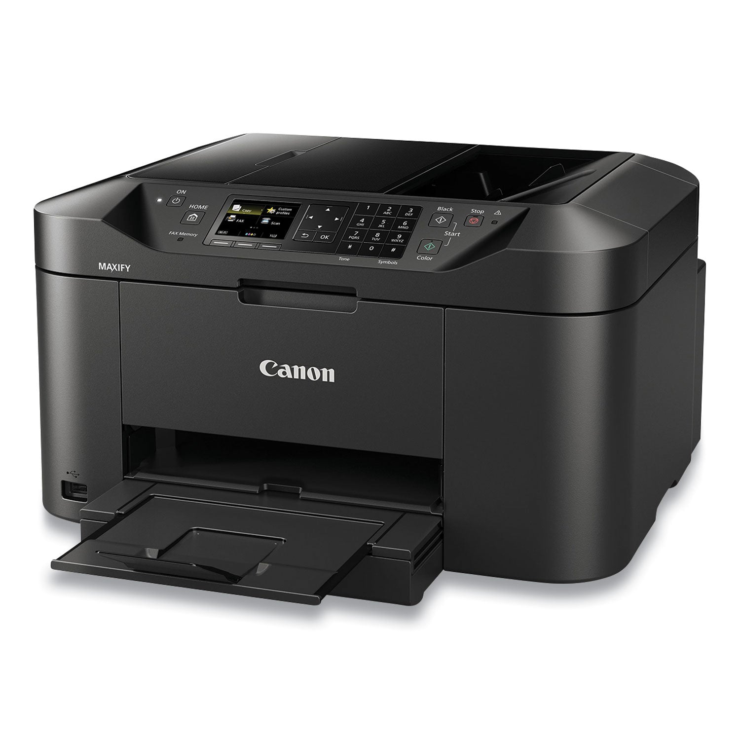 Copier/Fax/Printer/Scanner - 600 x 1200 dpi Print - Automatic Duplex Print - 250 sheets Input - Color Scanner - 1200 dpi Optical Scan - Color Fax - Ethernet - Wireless LAN - Mopria - USB - For Plain Paper Print - 1 Each