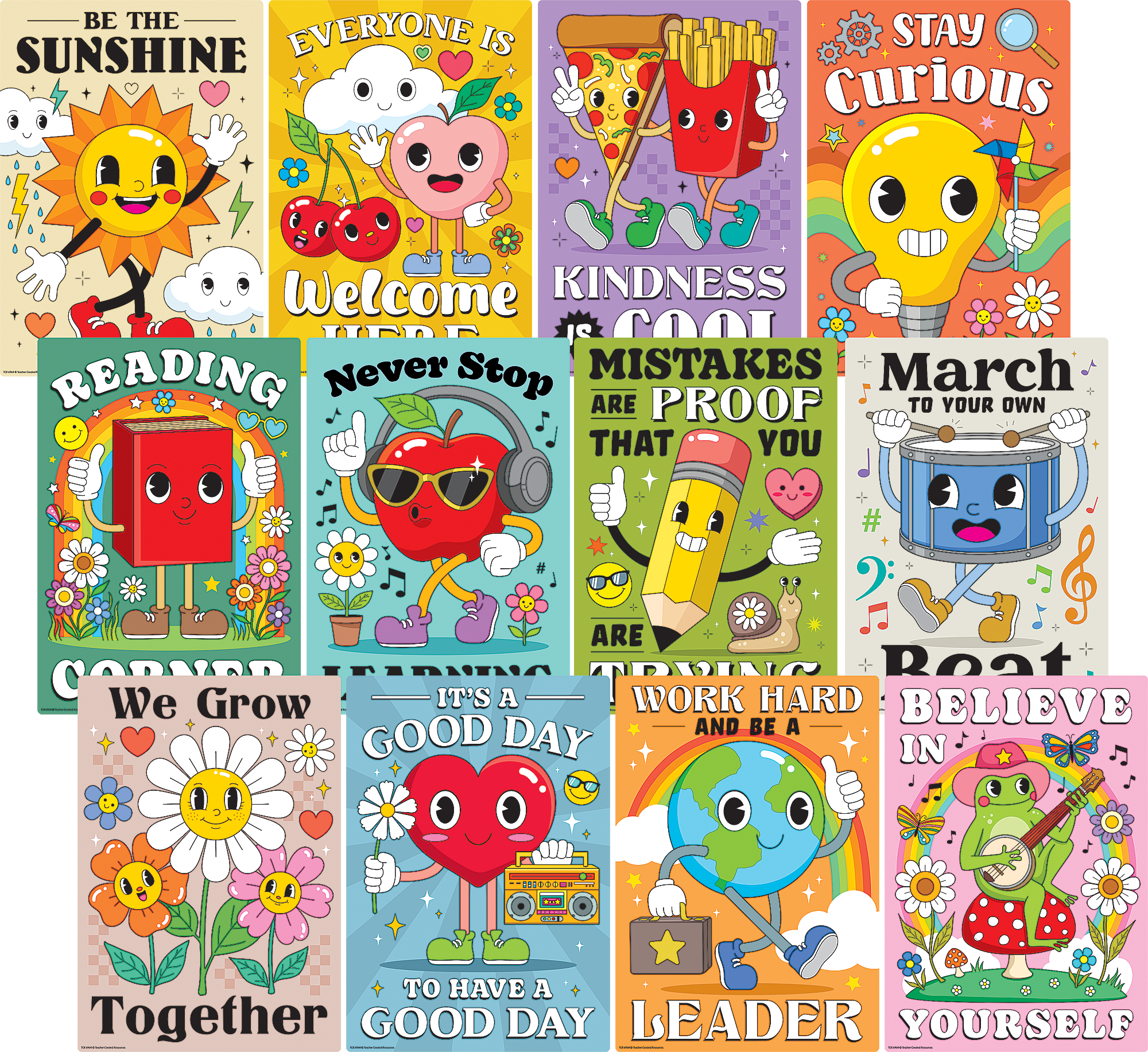Retro Fun Small Poster Pack