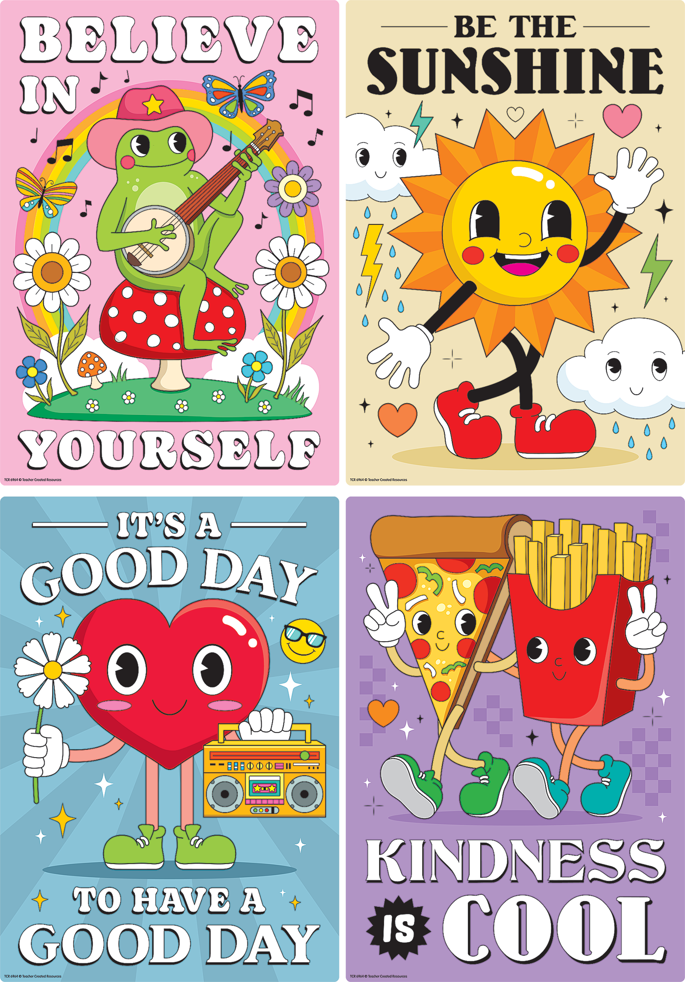 Retro Fun Small Poster Pack