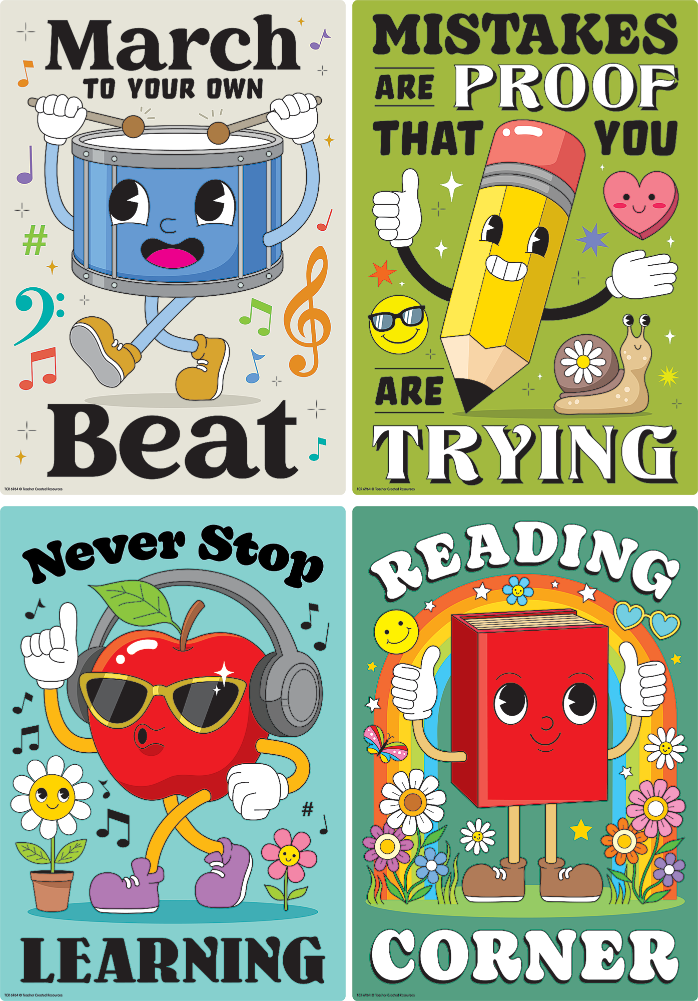 Retro Fun Small Poster Pack