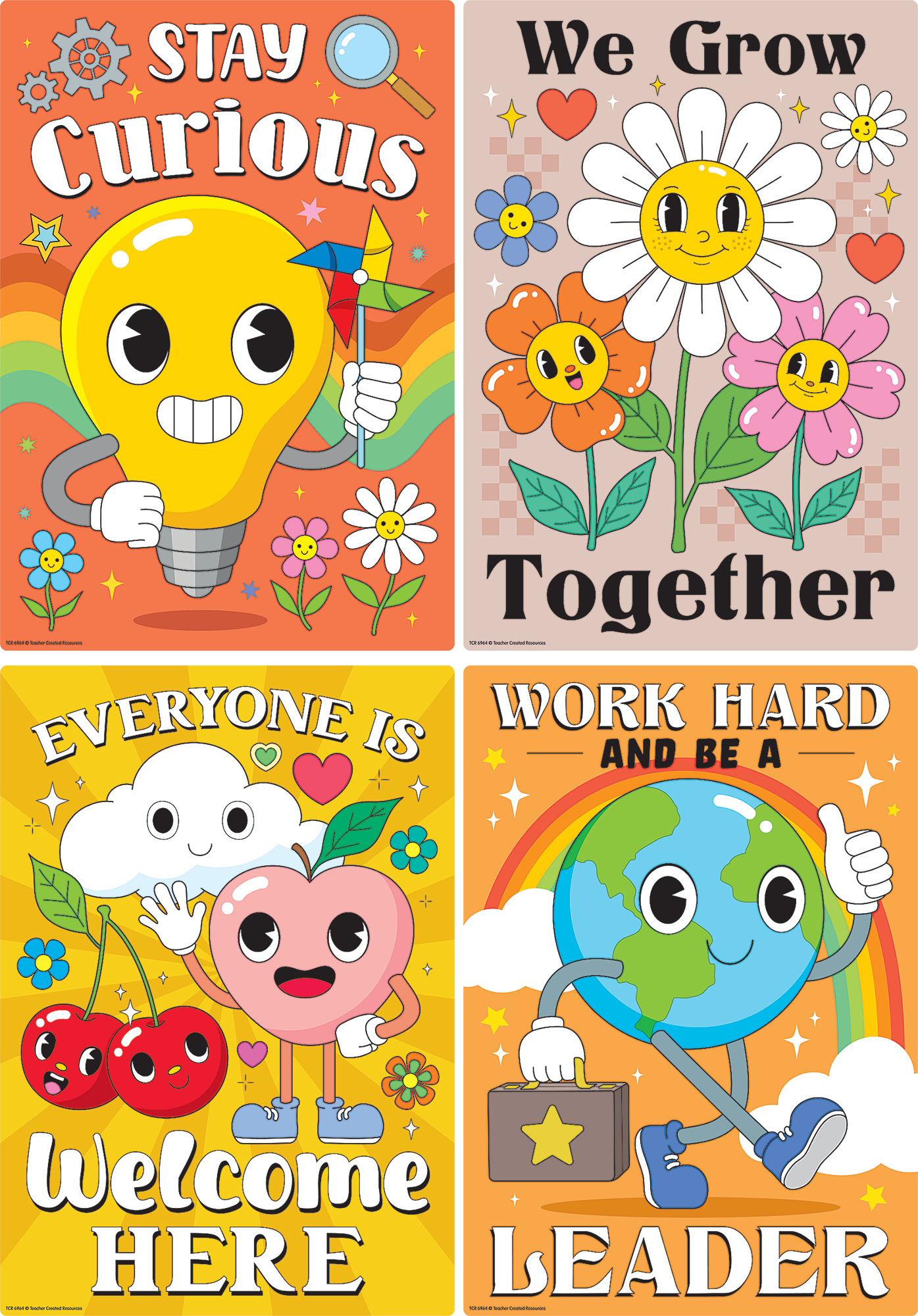 Retro Fun Small Poster Pack