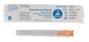 Hypodermic Needle - Non-Toxic, 25G Needle Gauge, 1 1/2" Needle - 100 pcs per Box, 10 Boxes per Case