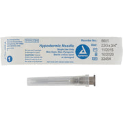 Hypodermic Needle - Non-Toxic, 22G Needle Gauge, 3/4" Needle - 100 pcs per Box, 10 Boxes per Case