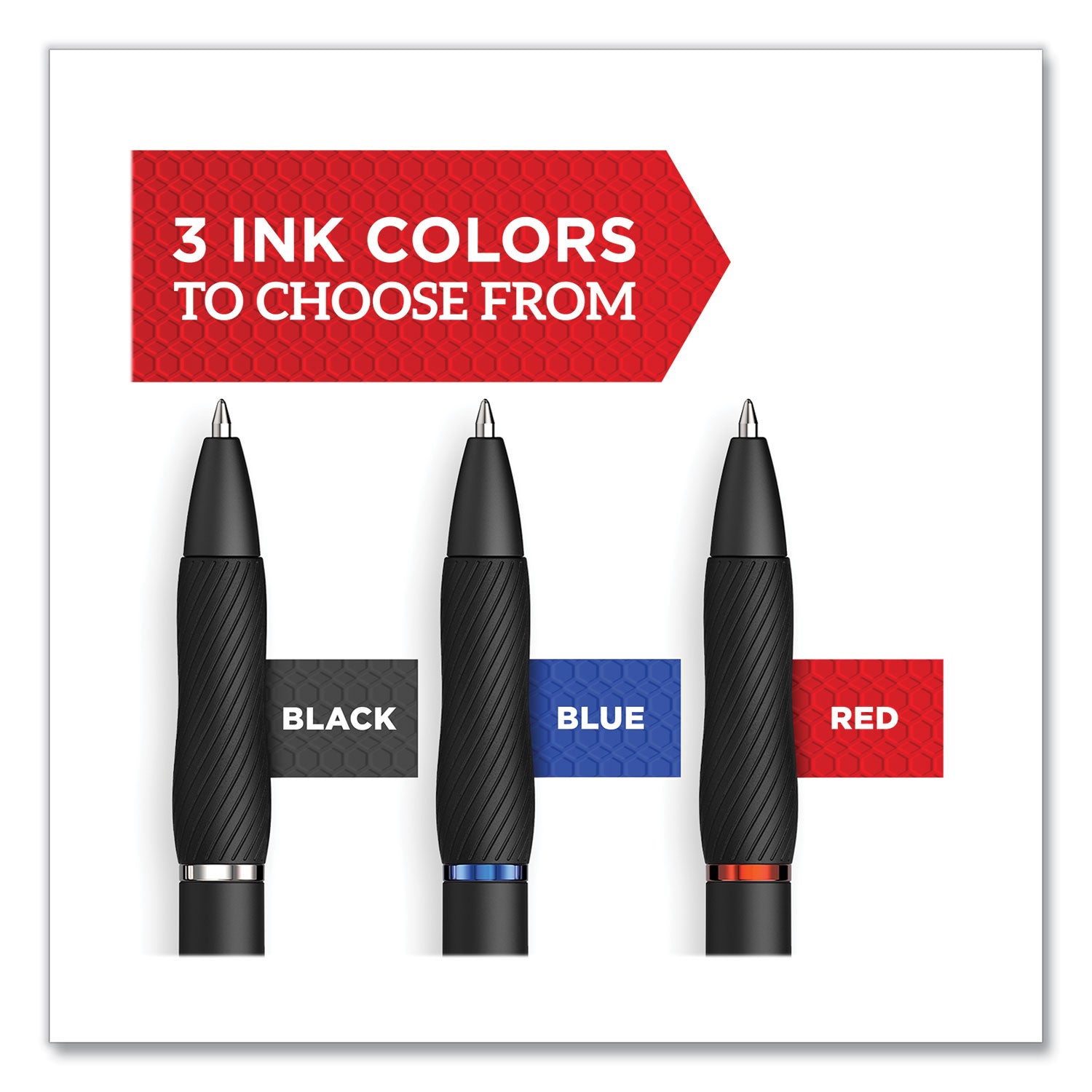 Sharpie S-Gel Pens - 0.5 mm Fine Pen Point - Black Ink - Gel-based - Black Barrel - 4 / Pack