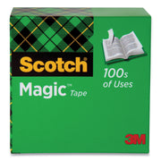 Scotch Invisible Magic Tape - 72 yd Length x 0.75" Width - 3" Core - Matte - Clear - Split Resistant, Tear Resistant - For Mending, Splicing - 1 / Roll