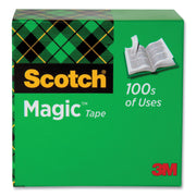 Scotch Invisible Magic Tape - 36 yd Length x 1" Width - 1" Core - Matte - Clear - Split Resistant, Tear Resistant - For Mending, Splicing - 1 Roll